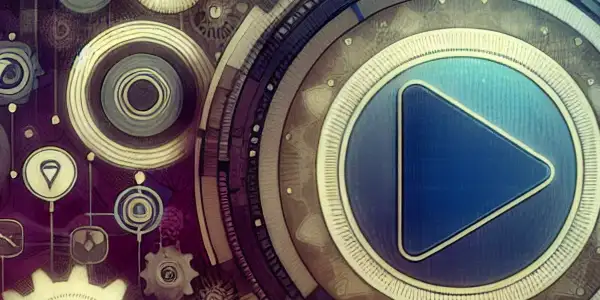 Abstract digital illustration of an adult entertainment platform highlighting privacy, security, and a discreet browsing experience.